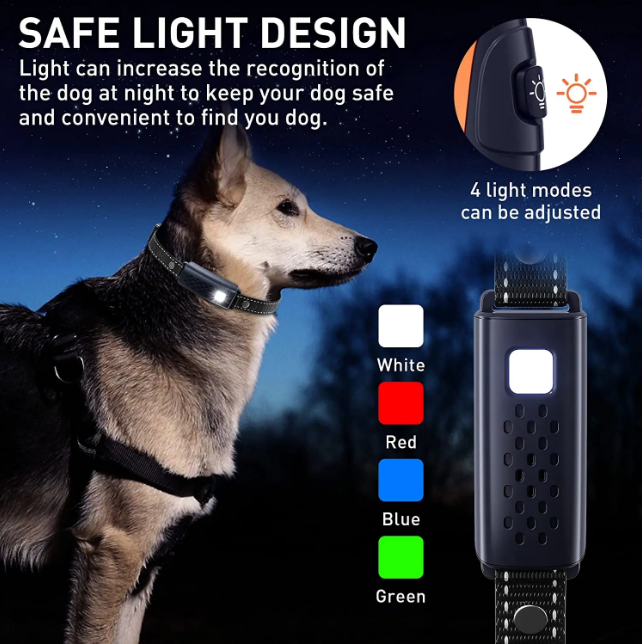 RS3 Remote Dog Training Shock Collar 1200m safe light design