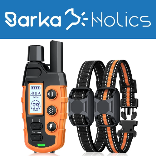 RS2 Remote Dog Training Shock Collar Orange 2 Dogs