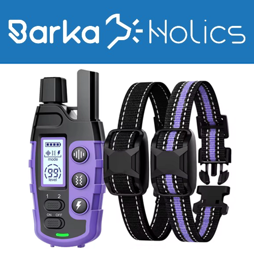 RS2 Remote Dog Training Shock Collar Purple 2 Dogs