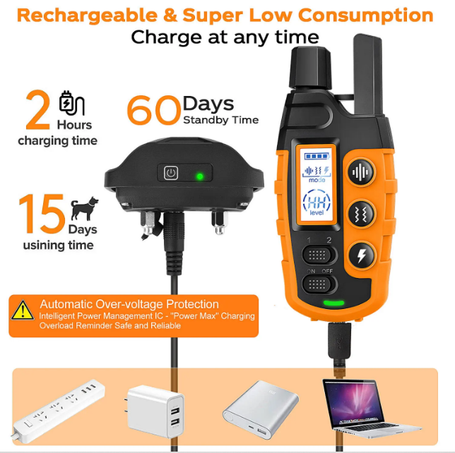BARKAHOLICS® RS2 Remote Dog Training Shock Collar 1-2 Dogs 1000m S/M/L - BARKAHOLICS® 5