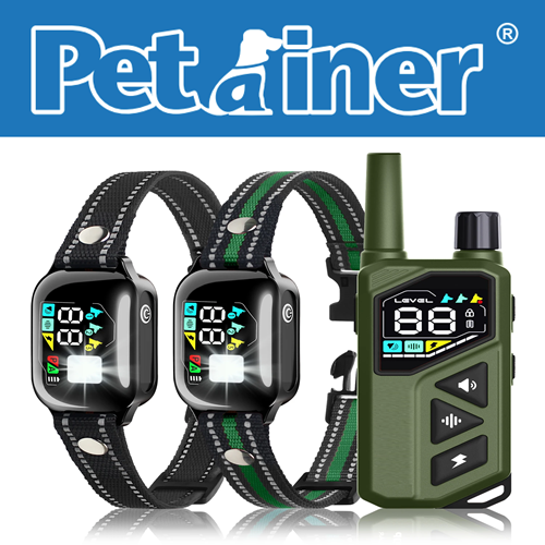 Remote Dog Training E-Collar 1000m PET513 ~ 2 Dogs
