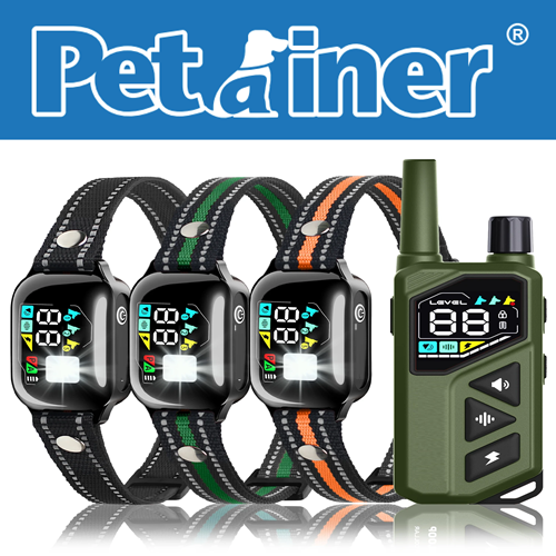 Remote Dog Training E-Collar 1000m PET513 ~ 3 Dogs