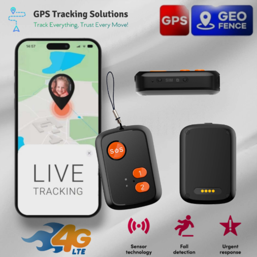 MediTrackGPS® MT51 Personal GPS Tracker Medical Alarm Pendant 4G
