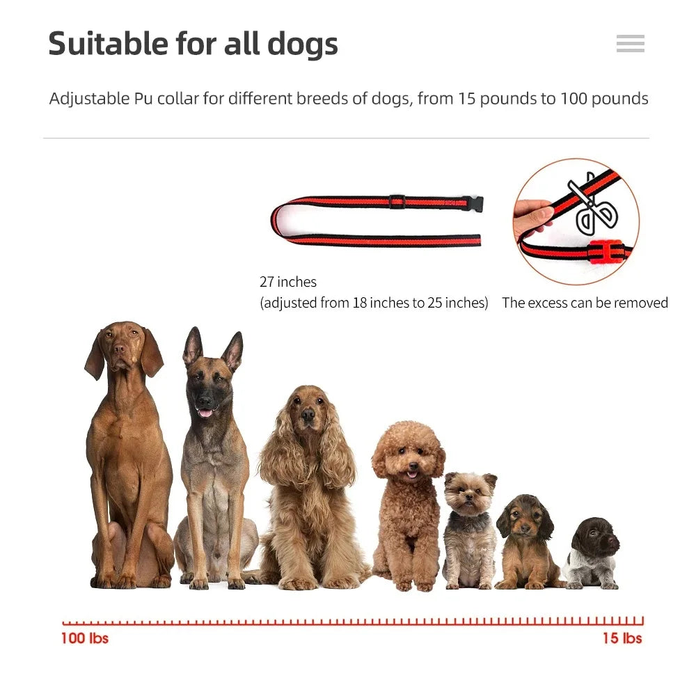 Remote Dog Training E-Collar 500m PET150 ~ 1-2 Dogs