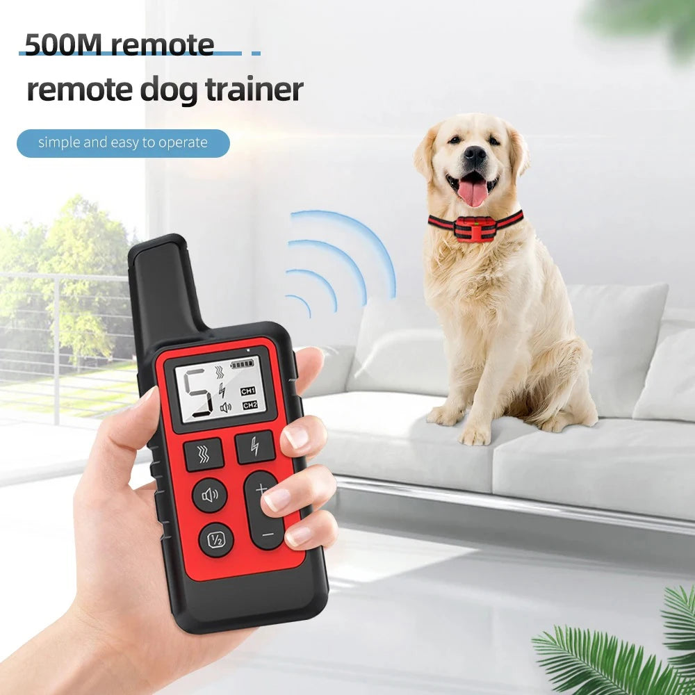 Remote Dog Training E-Collar 500m PET150 ~ 1-2 Dogs