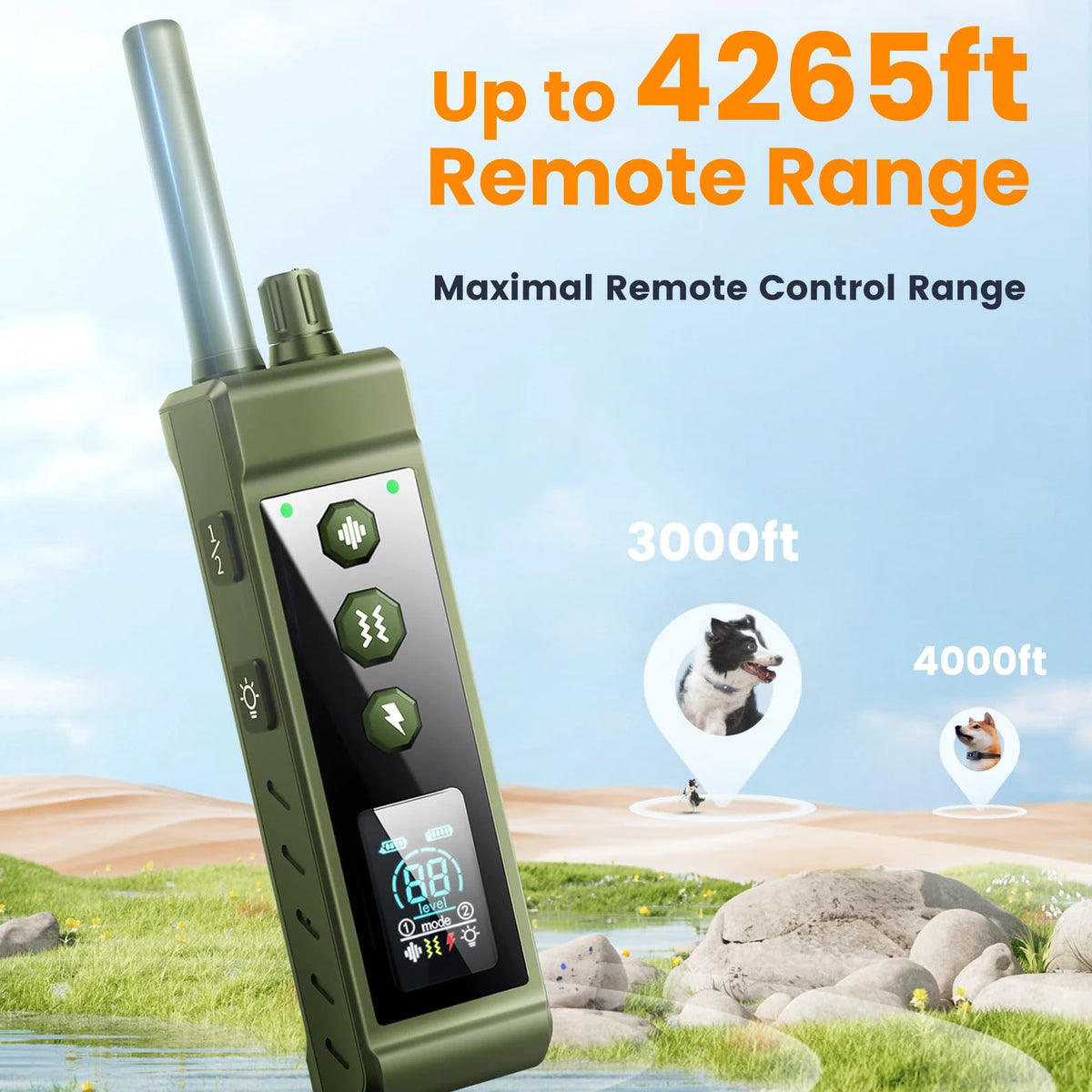 RS5 Remote Dog Training E-Collar 1