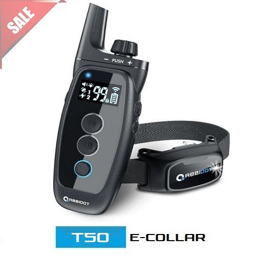 T50R Remote Dog Training Shock Collar 1-2 Dogs S/M/L 900m - BARKAHOLICS®