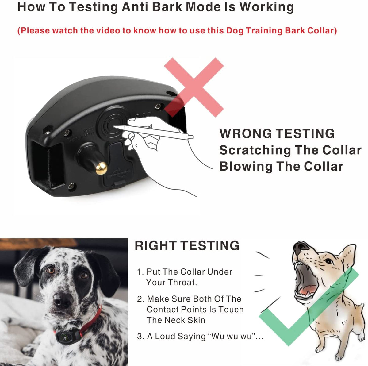 BH400R 2-in-1 Anti-Bark and Remote Dog Training Collar - 1